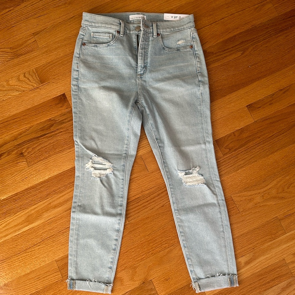 LOFT - high waist skinny ankle - size 4P
